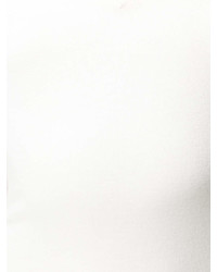 Maglione con scollo a v bianco di N.Peal