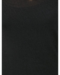 Maglione con scollo a v nero di Rick Owens