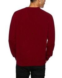 Maglione con scollo a v rosso di Al Andalus