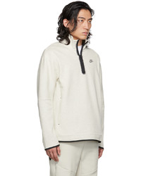 Maglione con zip bianco di Nike