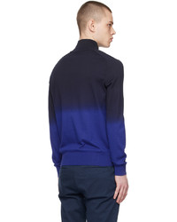 Maglione con zip blu scuro di BOSS