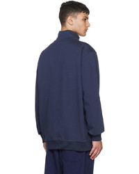 Maglione con zip blu scuro di YMC