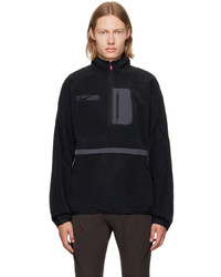Maglione con zip di pile nero di Nike