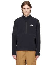 Maglione con zip di pile nero di The North Face