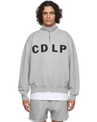 Maglione con zip grigio di CDLP