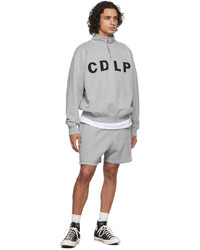 Maglione con zip grigio di CDLP