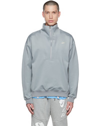 Maglione con zip grigio di Nike