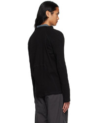 Maglione con zip nero di Hyein Seo