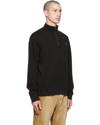 Maglione con zip nero di Polo Ralph Lauren
