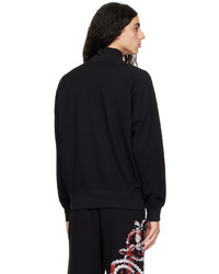 Maglione con zip nero di JW Anderson