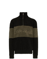 Maglione con zip nero di Liam Hodges
