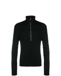Maglione con zip nero di Tom Ford
