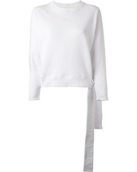 Maglione corto bianco di Maison Martin Margiela