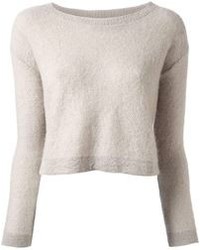 Maglione corto grigio di Pinko