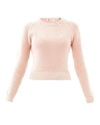 Maglione corto rosa