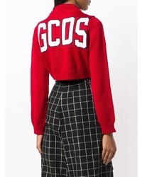 Maglione corto rosso di Gcds