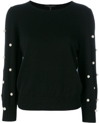 Maglione decorato nero di Marc Jacobs