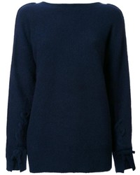 Maglione di lana blu scuro di 3.1 Phillip Lim