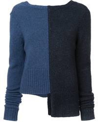 Maglione di lana blu scuro di ADAM by Adam Lippes