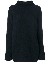 Maglione di lana blu scuro di Cédric Charlier