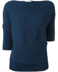 Maglione di lana blu scuro di J.W.Anderson