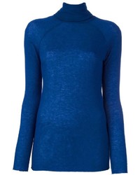 Maglione di lana blu di Haider Ackermann