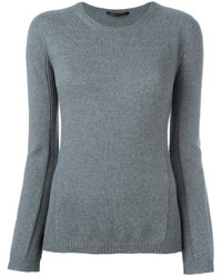Maglione di lana grigio di Agnona