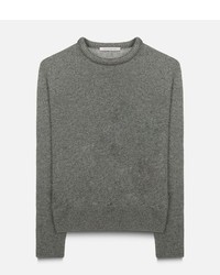 Maglione di lana grigio di Christopher Kane