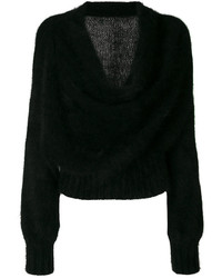 Maglione di lana nero di Alberta Ferretti