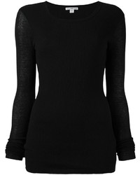 Maglione di lana nero di James Perse