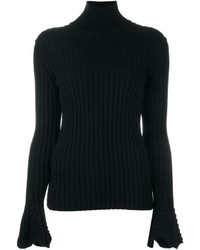 Maglione di lana nero di Lanvin