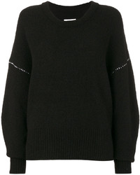 Maglione di lana nero di MM6 MAISON MARGIELA