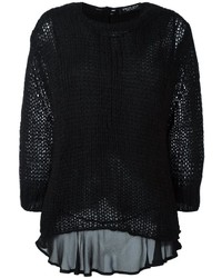 Maglione di lana nero di Twin-Set