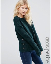 Maglione di lana verde scuro di Asos