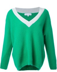 Maglione di lana verde di Jonathan Saunders