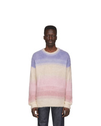 Maglione girocollo a righe orizzontali multicolore di Isabel Marant