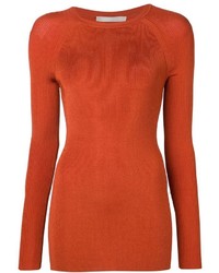 Maglione girocollo arancione di Jason Wu