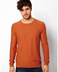Maglione girocollo arancione di Minimum