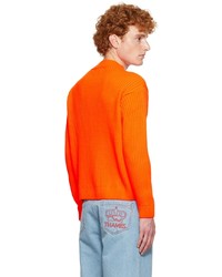 Maglione girocollo arancione di Thames MMXX