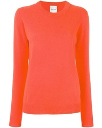 Maglione girocollo arancione di Paul Smith