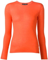 Maglione girocollo arancione di Ralph Lauren