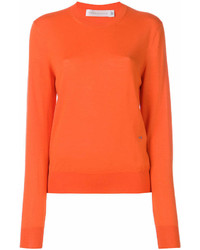 Maglione girocollo arancione di Victoria Beckham