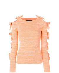 Maglione girocollo arancione di Zoe Jordan