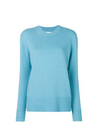 Maglione girocollo azzurro di Calvin Klein