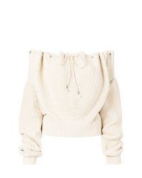 Maglione girocollo beige di Calvin Klein 205W39nyc