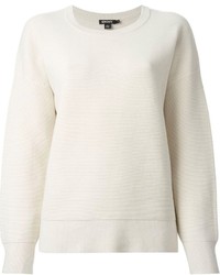 Maglione girocollo beige di DKNY