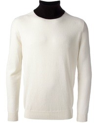 Maglione girocollo bianco di Alexander McQueen