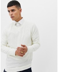 Maglione girocollo bianco di ASOS DESIGN