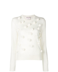 Maglione girocollo bianco di Comme Des Garçons Girl