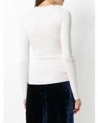 Maglione girocollo bianco di Zoe Jordan